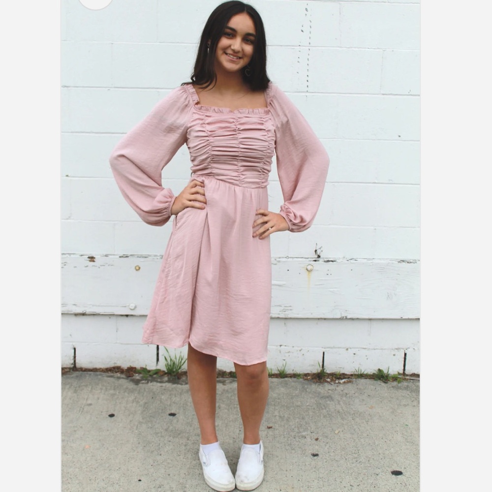 Blushing over you dress